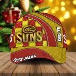 New Personalized Gold Coast SUNS AFL Classic 3D Cap For Fan