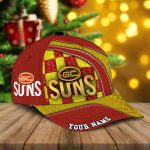 New Personalized Gold Coast SUNS AFL Classic 3D Cap For Fan