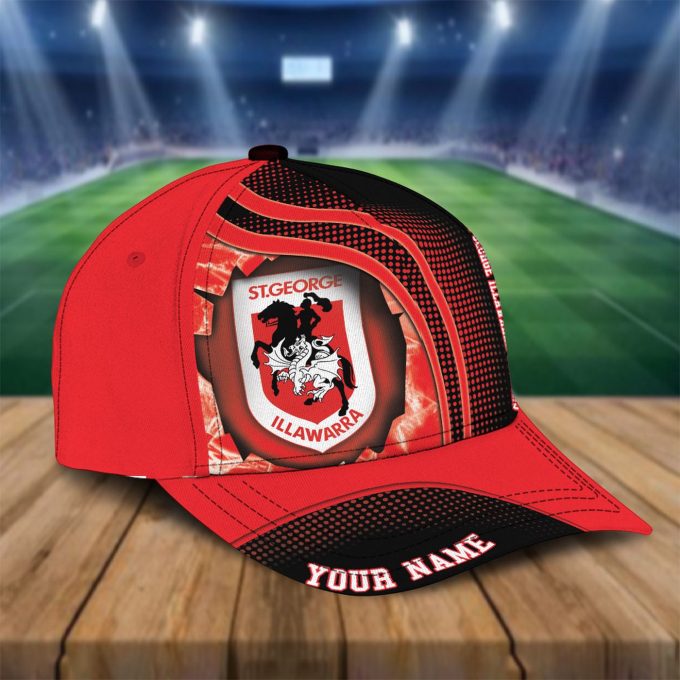 New Personalized St. George Illawarra Dragons Nrl Classic Cap For Fan 2