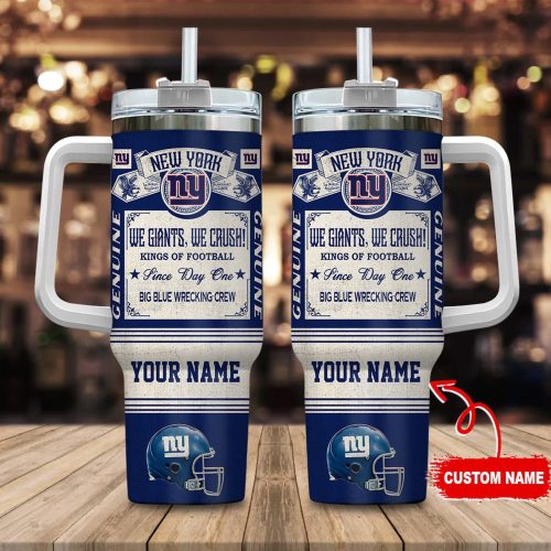 Vintage NY Giants NFL King of Football Custom 40oz Tumbler – Perfect Gift for Fans!