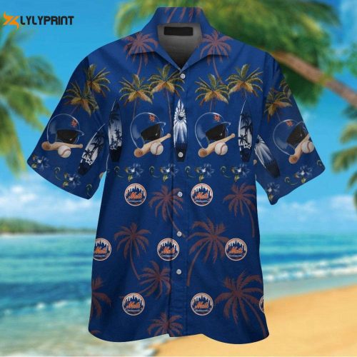 New York Mets Tropical Hawaiian Shirt: Ultimate Baseball Fan Gift & Summer Aloha Shirt for Men & Women