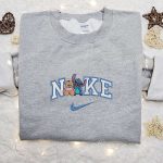 Nike x Stitch With Bear Gift Shirt: Disney Characters Hoodie Best Valentine’s Day Gift Ideas