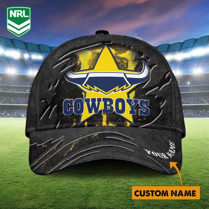 Nrl North Queensland Cowboys Personalized Classic Cap For Fans 1