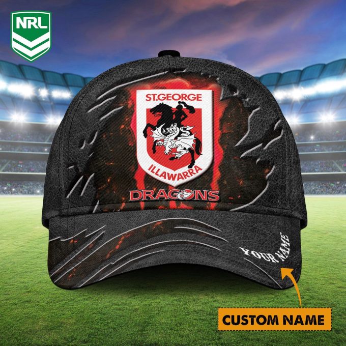 Nrl St. George Illawarra Dragons Personalized Classic Cap For Fans 2