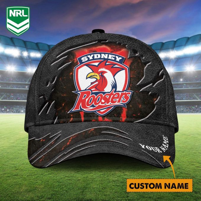 Nrl Sydney Roosters Personalized Classic Cap For Fans 2