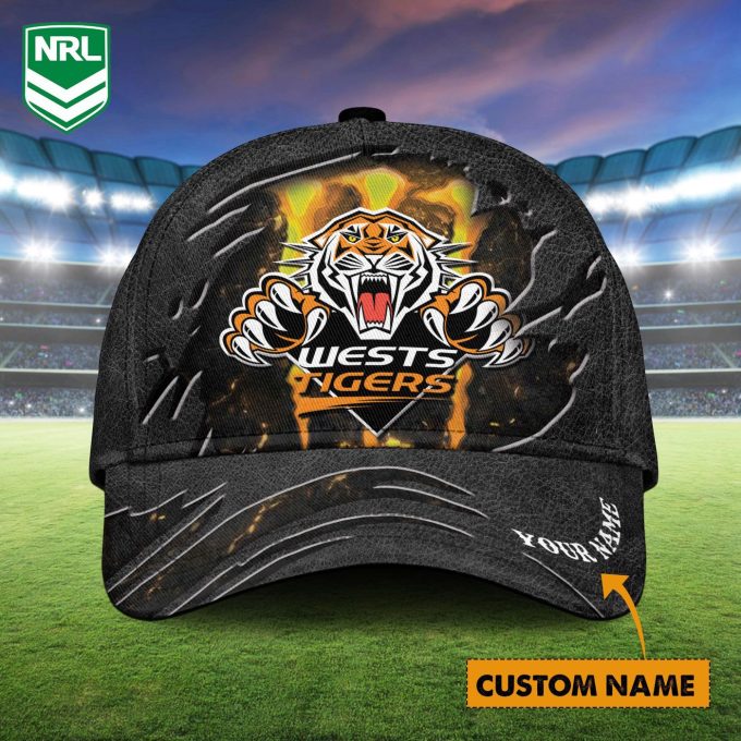 Nrl Wests Tigers Personalized Classic Cap For Fans 2