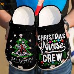 Stay Festive with Nurse Christmas CrewCrocs – Crocband Clog Shoes for Men & Women