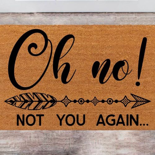 Personalized Last Name Doormat: Christmas Rug & Wedding Gift – Unique Home Decoration for Anniversaries
