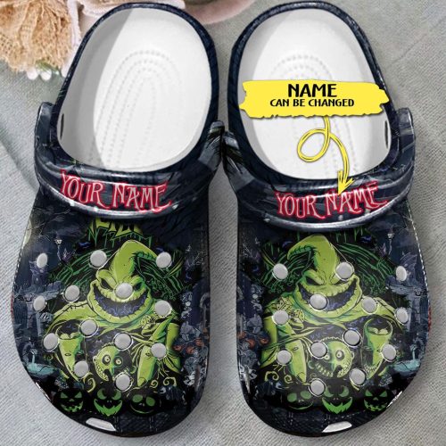 Spooktacular Oogie Boogie Halloween Horror Clogs – Nightmare Before Christmas Collection