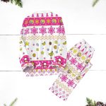 Super Mario Xmas Pajamas Set – Peach Princess & Mario Characters Fun Video Game Family Christmas PJs