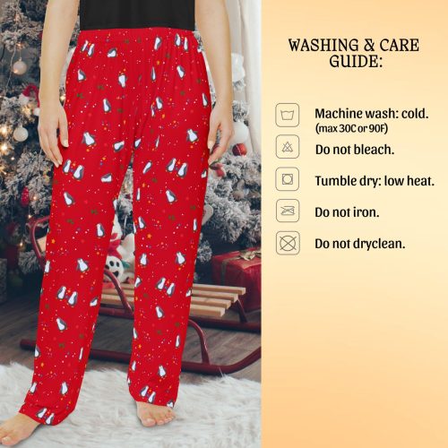 Penguin Family Pajama Pants: Cute Christmas PJs for Holiday Family Gift