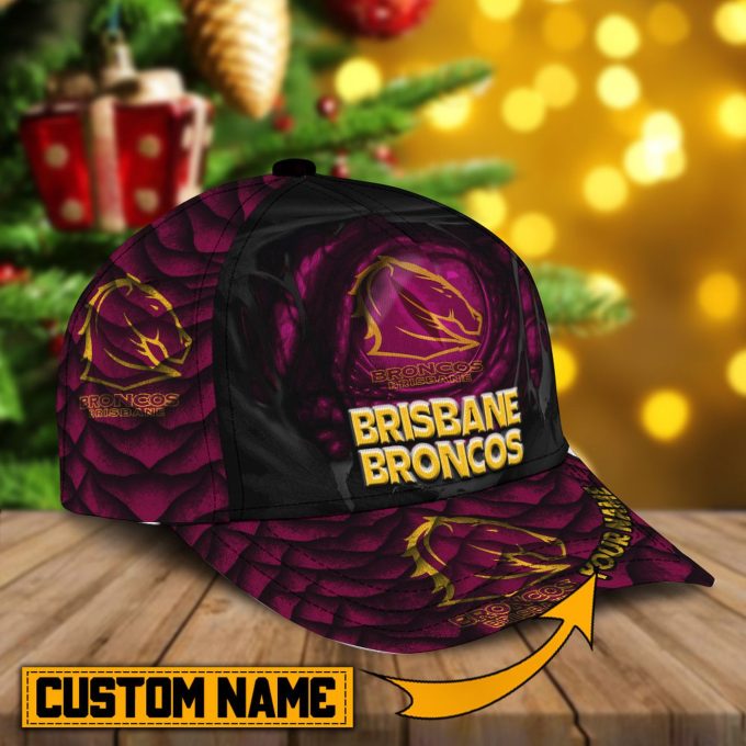 Personalized Brisbane Broncos Nrl Classic Cap For Fan 2