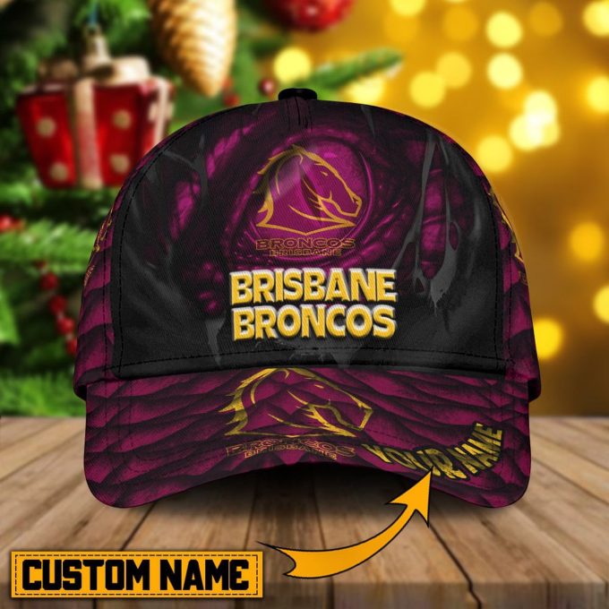 Personalized Brisbane Broncos Nrl Classic Cap For Fan 3