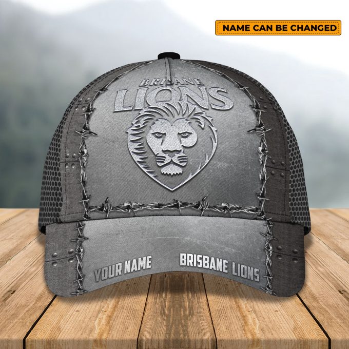 Personalized Brisbane Lions Afl Cap For Fan