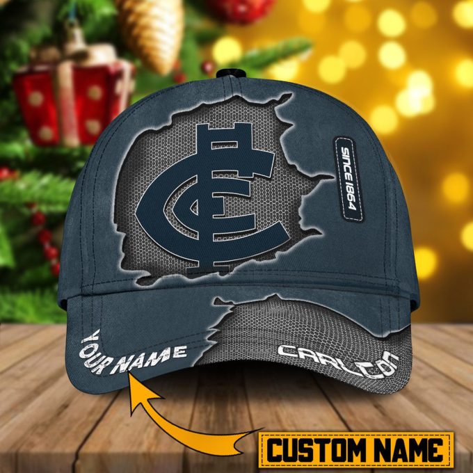 Personalized Carlton Afl Cap For Fan 2