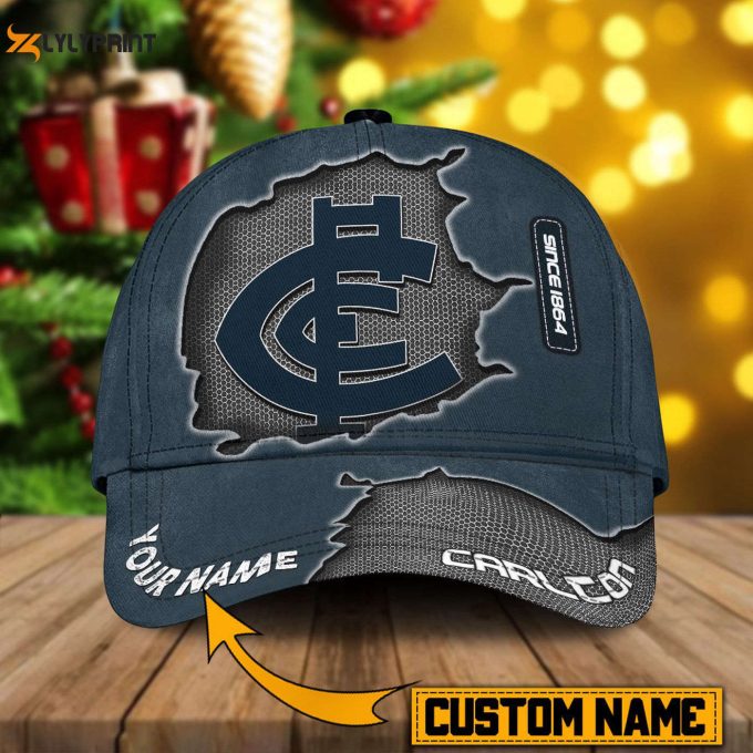 Personalized Carlton Afl Cap For Fan 1