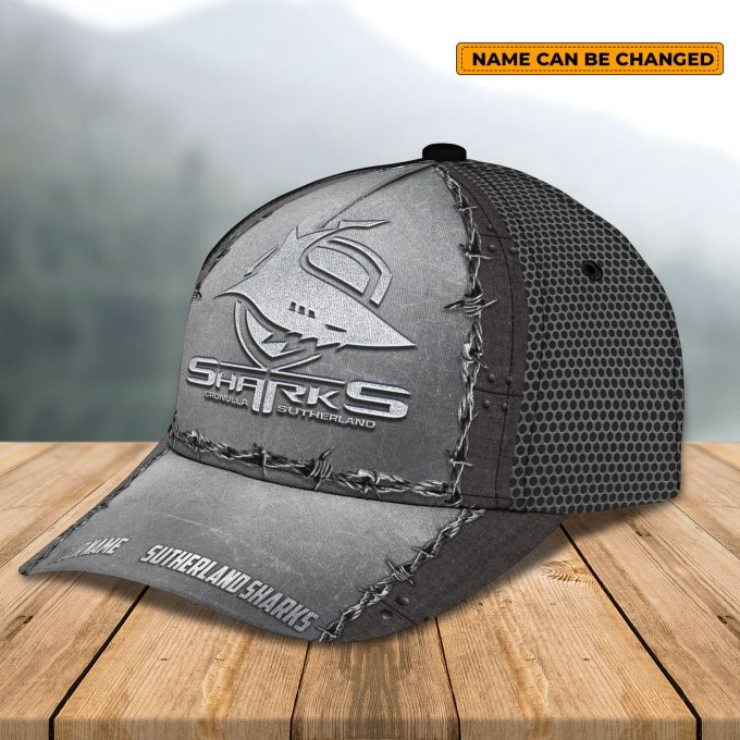 Personalized Cronulla-Sutherland Sharks Nrl Cap For Fan 3