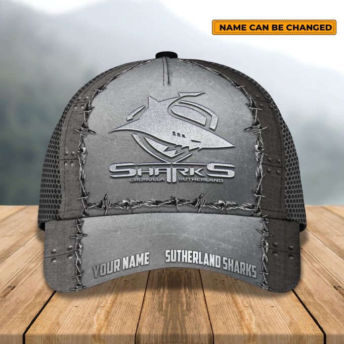 Personalized Cronulla-Sutherland Sharks Nrl Cap For Fan 1