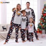 Spooktacular Disney Mickey Mouse Couples Halloween Pajamas – Personalized & Matching!