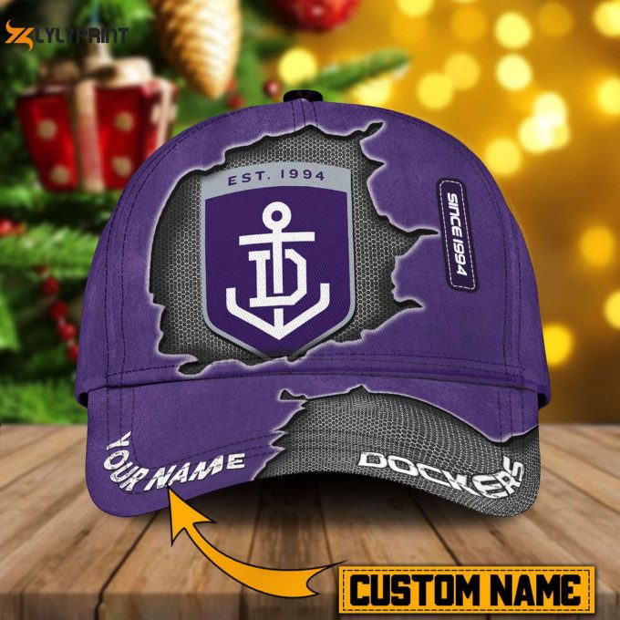 Personalized Fremantle Afl Cap For Fan 1