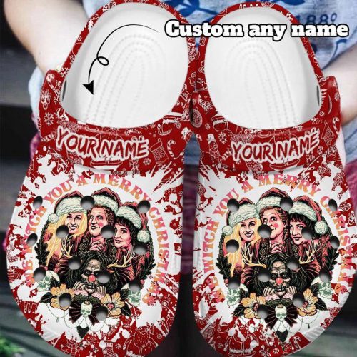Custom Hocus Pocus Merry Christmas Clogs – Perfect Christmas Gift!