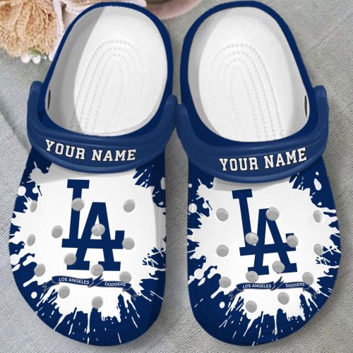 Custom LA Dodgers MLB Sport Clogs – Personalized Unisex Team Shoes