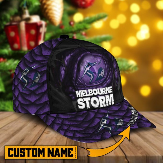 Personalized Melbourne Storm Nrl Classic Cap For Fan 2