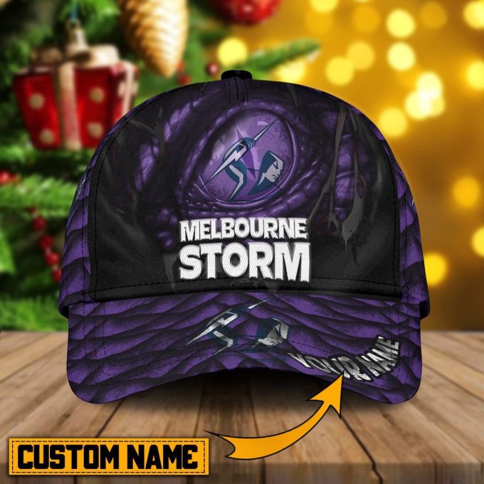 Personalized Melbourne Storm Nrl Classic Cap For Fan 1