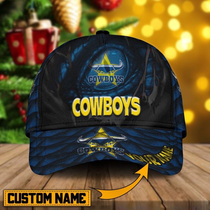 Personalized North Queensland Cowboys Nrl Classic Cap For Fan 1