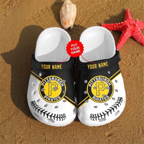 Custom Pittsburgh Pirates MLB FanCrocs: Stylish Crocband Clogs
