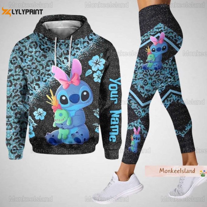 Personalized Stitch Hoodie &Amp;Amp; Disney Legging: Cute Stitch Fan Gift For Her