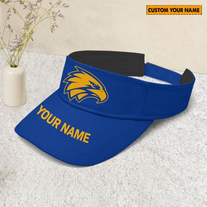 Personalized West Coast Eagles Afl Sunscreen Visor Cap Travel Hats For Fan 2