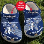 MLB Dooger LA TeamCrocs – Personalized Crocs Shoes for Dad and Son Daughter Crocband Clogs