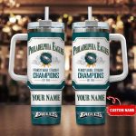 Custom Philadelphia Eagles NFL Jim Beam 40oz Tumbler – Perfect Gift for Die-Hard Fans