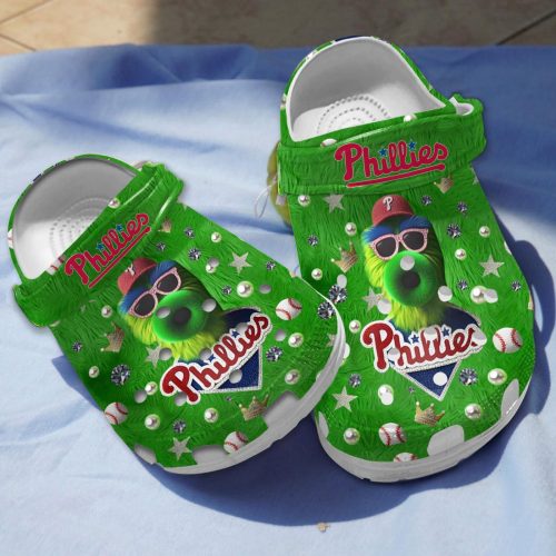 Step up your game with Phillies MLB Green Sport Clogs – Official Team Merchandise