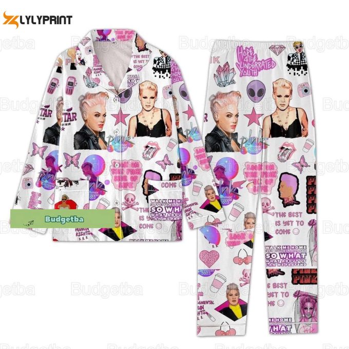 Pink P!Nk Music Singer Pajamas – Stylish &Amp;Amp; Comfortable Pink Women Pajamas