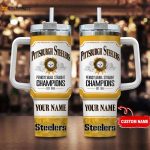 Customizable Pittsburgh Steelers NFL Jim Beam 40oz Stanley Tumbler – The Ultimate Fan Gift!