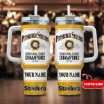 Customizable Pittsburgh Steelers NFL Jim Beam 40oz Stanley Tumbler – The Ultimate Fan Gift!