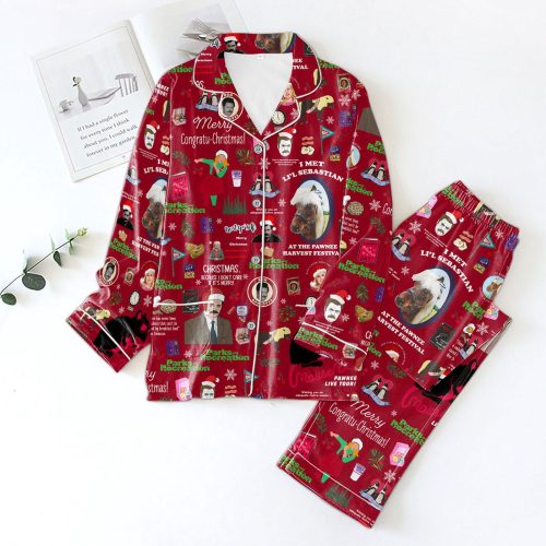 Stylish PNR Christmas Button Down Pajamas: Shop the Festive LA Collection!