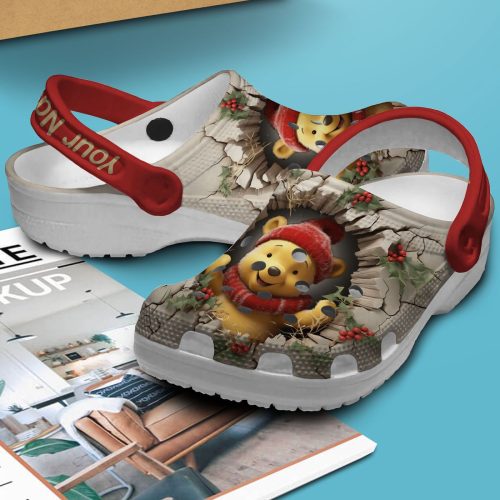 Custom Christmas Clogs LA Premium Pooh Collection