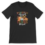 Pumpkin Obsessed & Jesus Blessed: Christian Fall T-shirt – Embrace the Season!