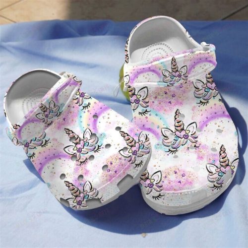 Magical Rainbow Unicorn Shoes: Perfect Crocs Clogs Gift for Birthday & Christmas