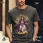 Sacred Heart of Jesus Unisex Tee – Religious Gifts Catholic Faith Shirt Church Apparel – Christmas Gift King of Kings T-shirt