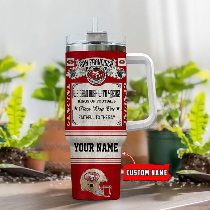 San Francisco 49Ers Vintage King Of Football 40Oz Stanley Tumbler – Custom Gift For Fans