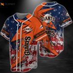 San Francisco Giants MLB Team Baseball Jersey – Perfect Birthday Gift for Men and Women Baseball Sports Fan – Gift for Men Women