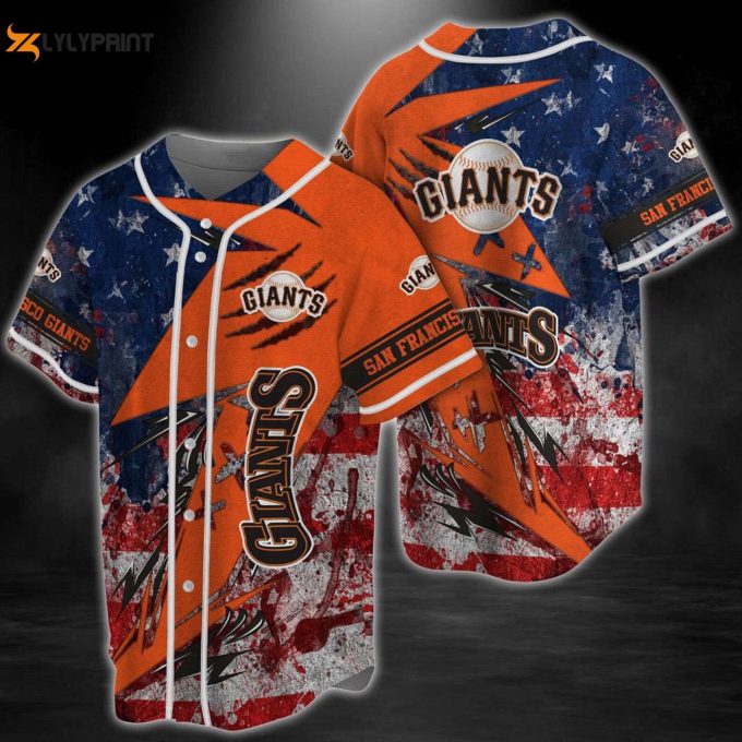 San Francisco Giants Mlb Team Baseball Jersey – Perfect Birthday Gift For Men And Women Baseball Sports Fan – Gift For Men Women