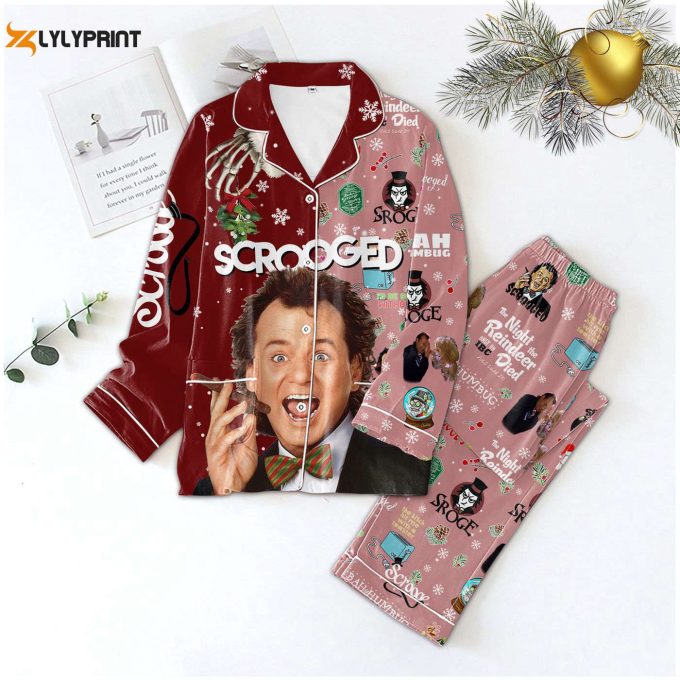 Cozy Christmas Button Down Pajamas La – Perfect For Festive Nights Scgd