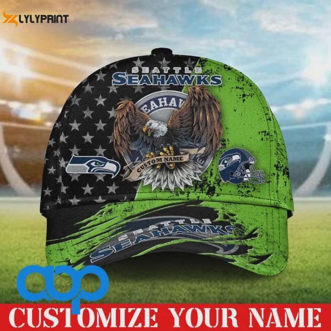 Seattle Seahawks Nfl 3D Personalized Classic Cap