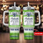 Seattle Seahawks Personalized 40oz Stanley Tumbler – Perfect Gift for NFL Fans