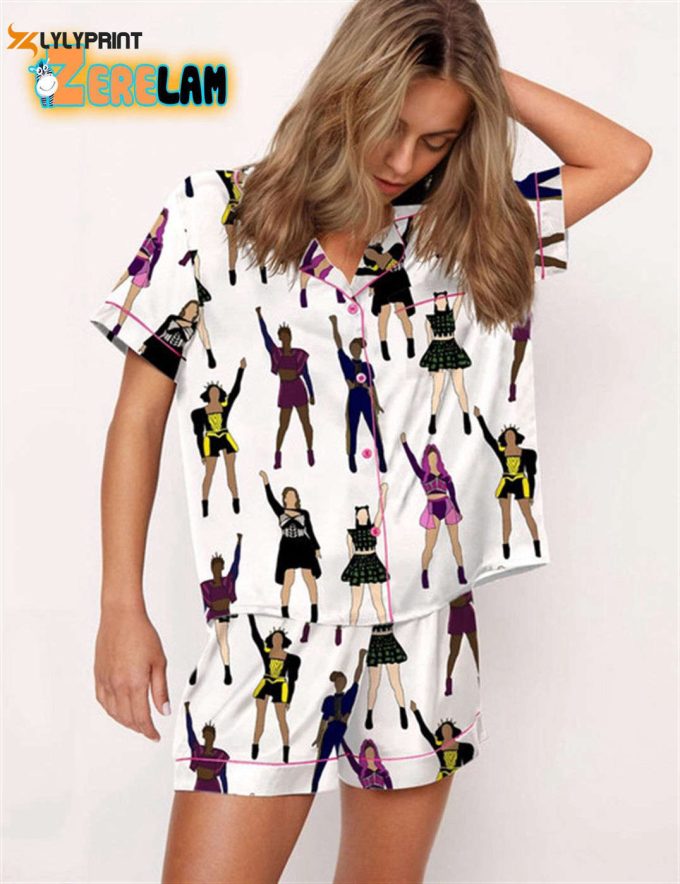 Get Ready To Rock With Six The Musical Lyrics Pajama Set – Broadway-Inspired Comfort!